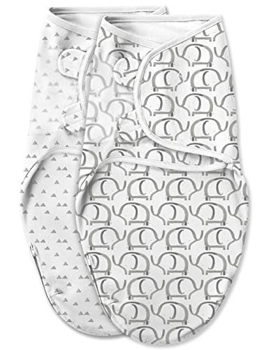 SwaddleMe Pod Scribble Elephant – Soothing Sleep Pod for Newborns